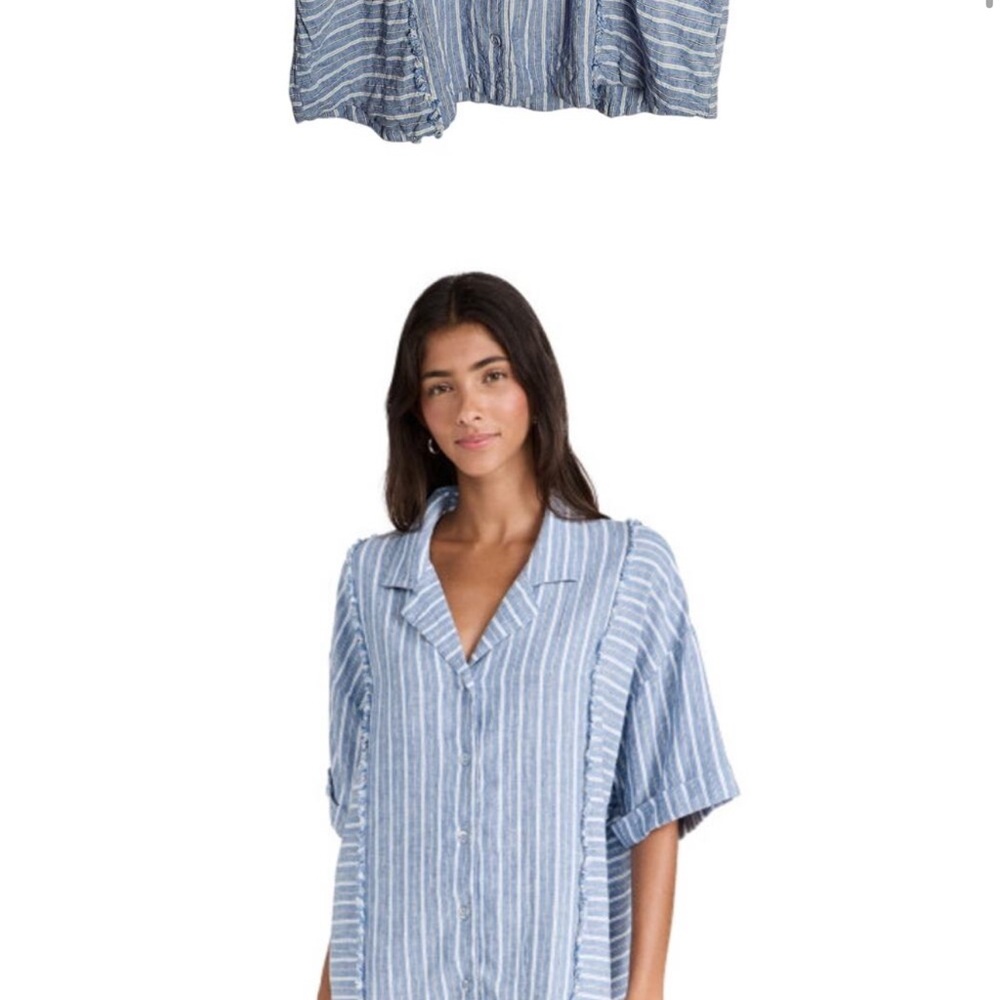 Z Supply Jayden Striped Oversized Linen